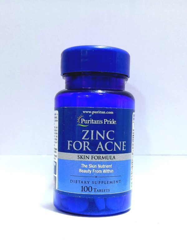 Puritan’s Pride Zinc For Acne