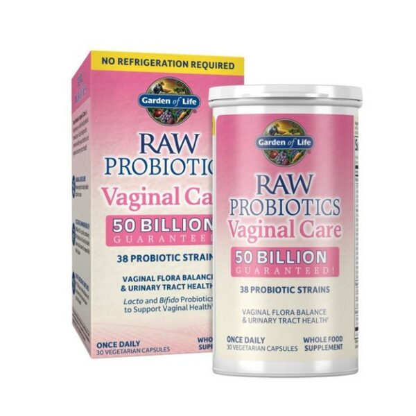 Garden of life Raw Probiotics Vaginal Care Shelf-Stable  -30 Capsules