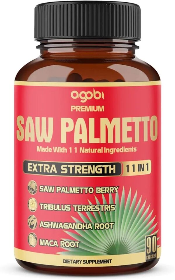 Premium(Agobi) Saw Palmetto- 60 Capsules