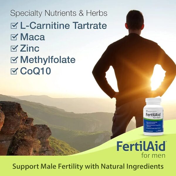 Fairhaven Health FertilAid for Men (Male Fertility Supplement)- 90 Capsules - Image 3