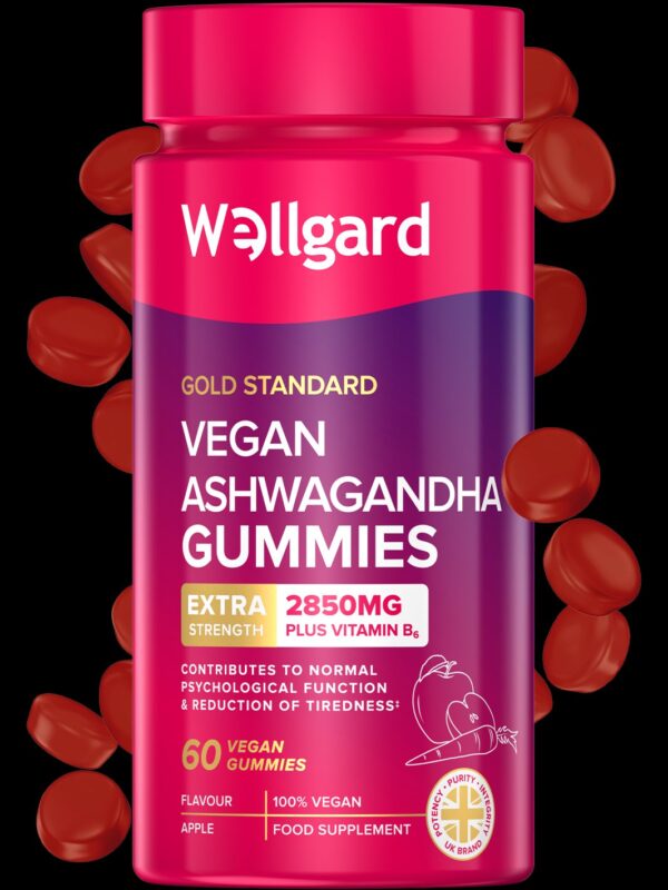Wellgard Vegan Ashwagandha Gummies (2 months supply)-60 Gummies