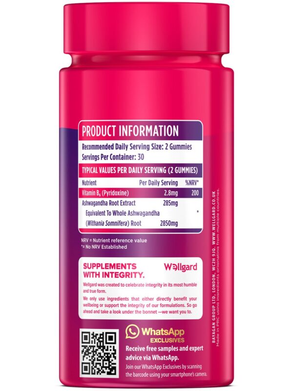 Wellgard Vegan Ashwagandha Gummies (2 months supply)-60 Gummies - Image 3