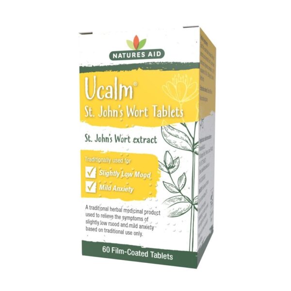 Natures Aid Ucalm (St John's Wort) - 60 Tablets
